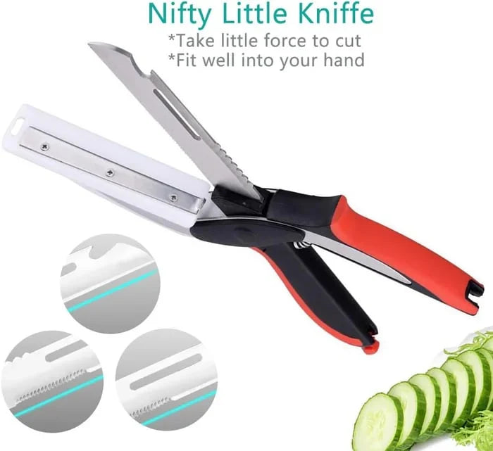 Kitchen Scissors Multifunctional Safety Lock Silicone Handle