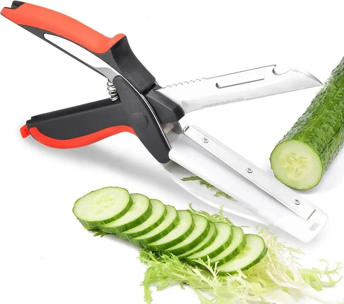 Kitchen Scissors Multifunctional Safety Lock Silicone Handle