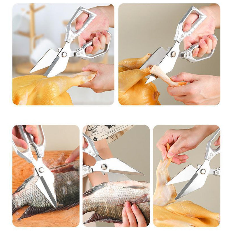 Kitchen Shears Heavy-Duty Stainless Steel Non-Slip Handle