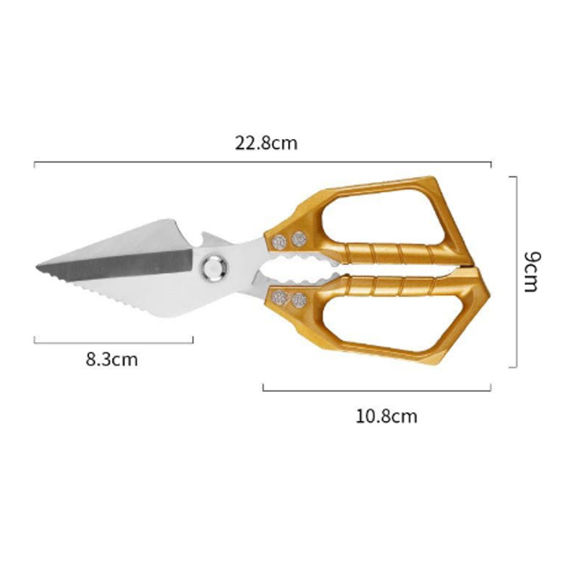 Kitchen Shears Razor-Sharp Stainless Steel Ergonomic & Non-Slip Handles