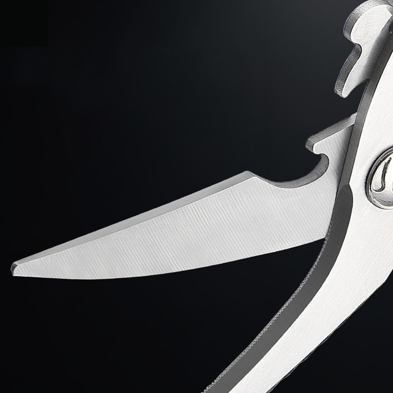 Kitchen Shears Razor-Sharp Stainless Steel Safety Lock
