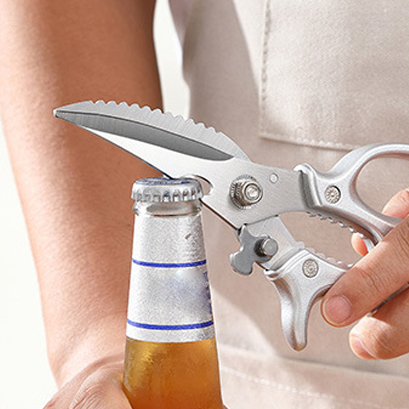 Kitchen Shears Razor-Sharp Stainless Steel Safety Lock