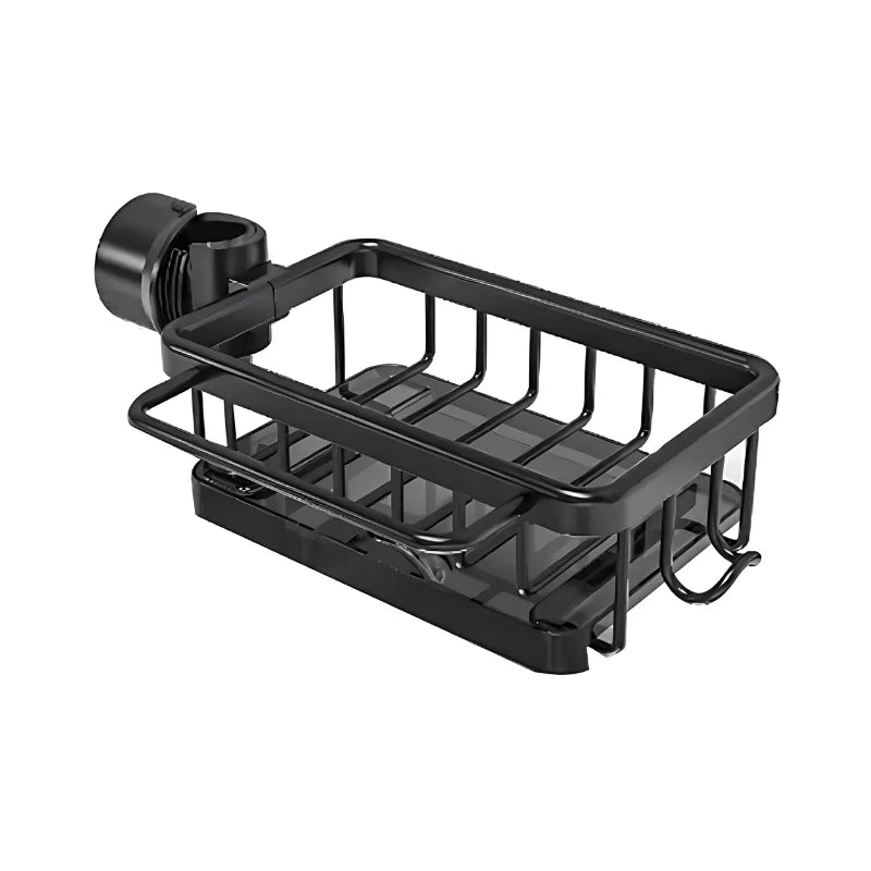 Kitchen Sink Shelf Quick-Drying Rustproof Aluminum & No-Drill Installation