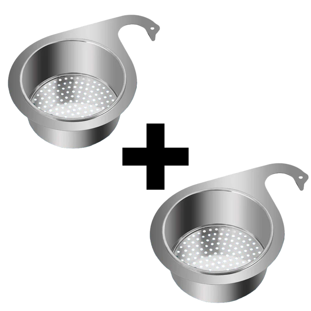 Kitchen Sink Strainer Stainless Steel Fine Mesh Universal Fit