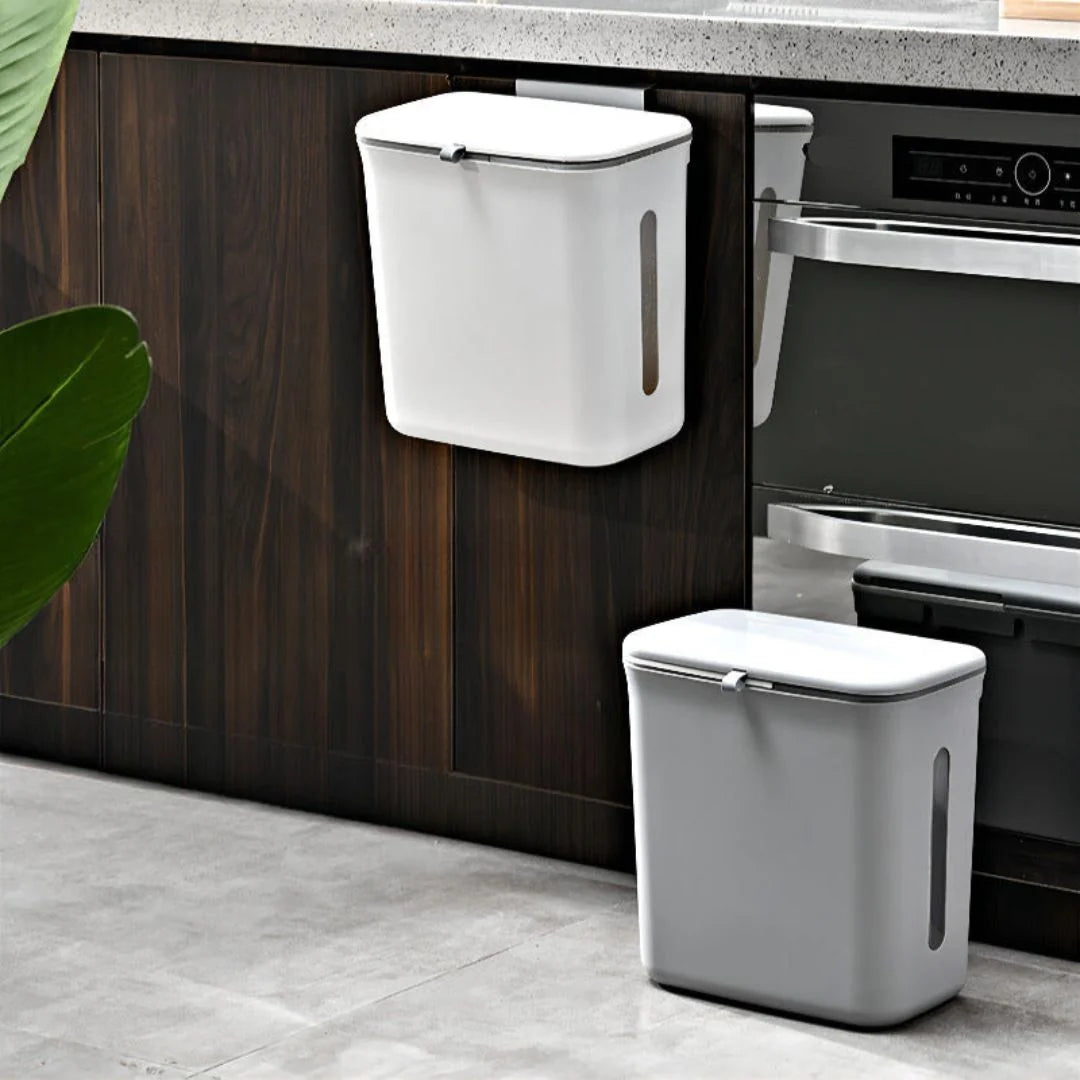 Kitchen Trash Can Hangs On Cabinet Doors 12L