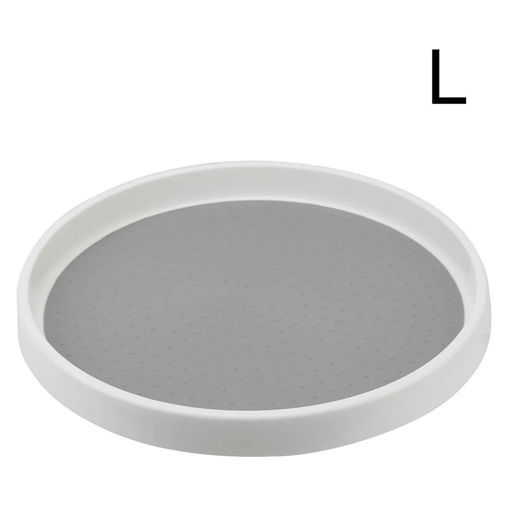Kitchen Turntable Organizer 2-Tier Rotating Non-Slip