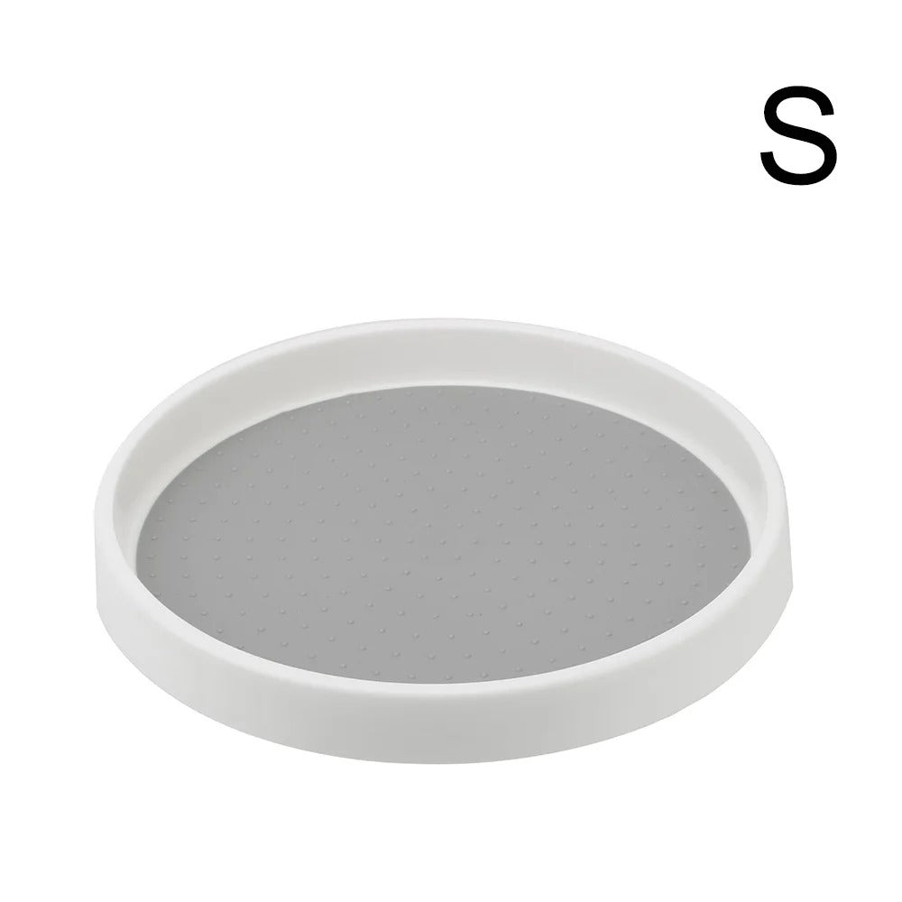 Kitchen Turntable Organizer 2-Tier Rotating Non-Slip