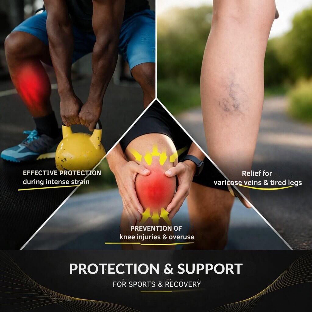 Knee Brace Compression Support Non-Slip & Breathable