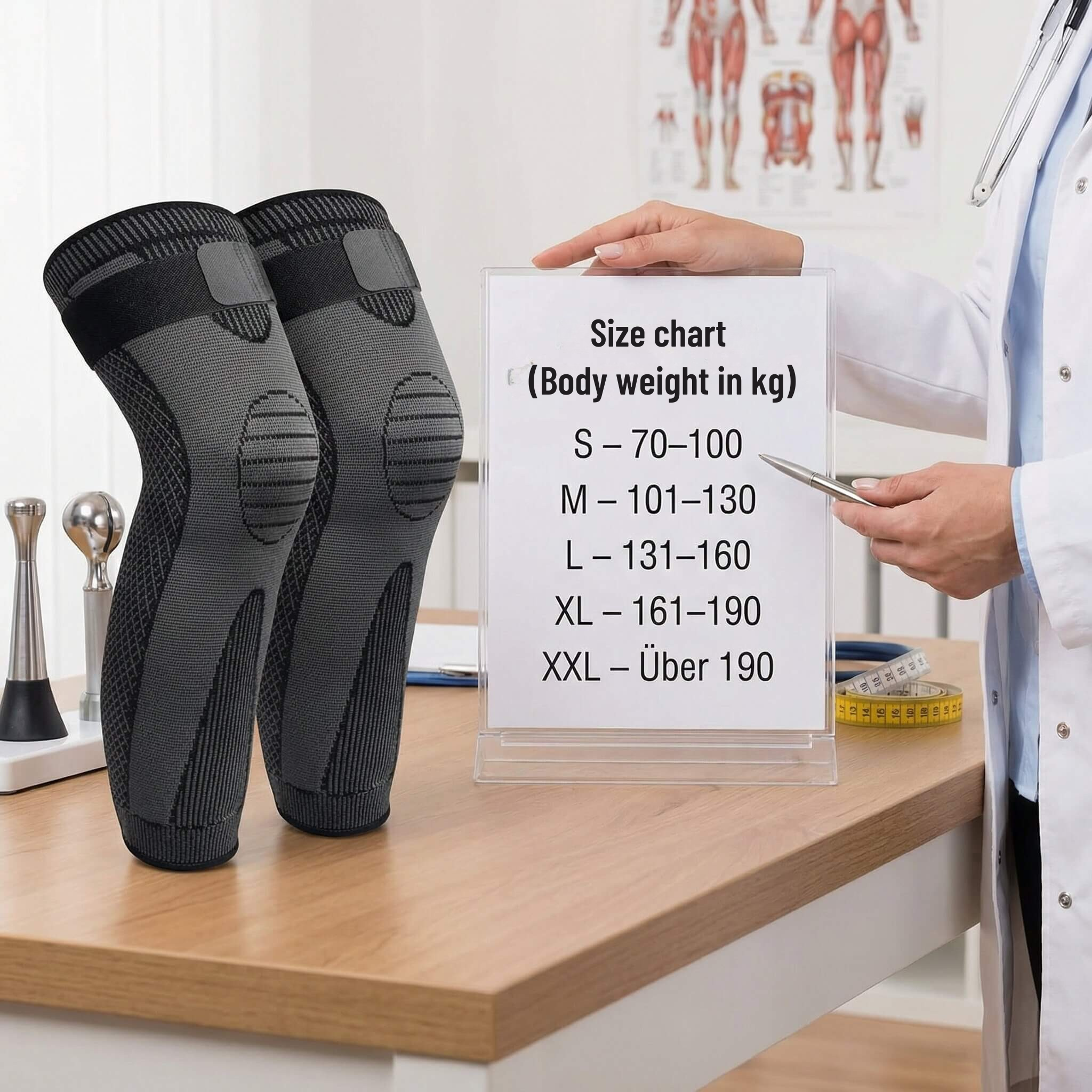 Knee Brace Compression Support Non-Slip & Breathable