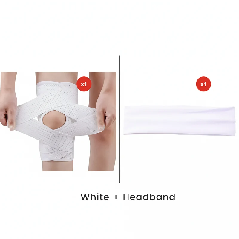 Knee Brace Open Patella Adjustable V-Straps & Breathable Fabric