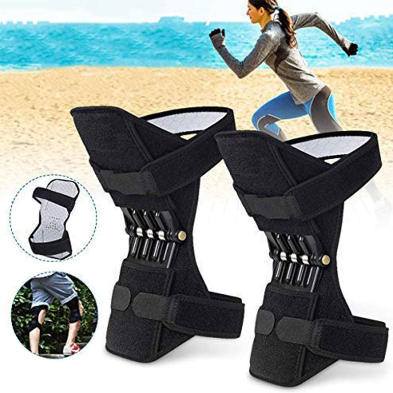 Knee Brace Spring-Loaded Stabilizer Aluminum Frame & Breathable Mesh