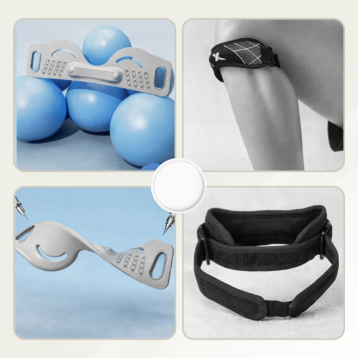 Knee Brace V-Shaped Patellar Support Non-Slip Adjustable Fit