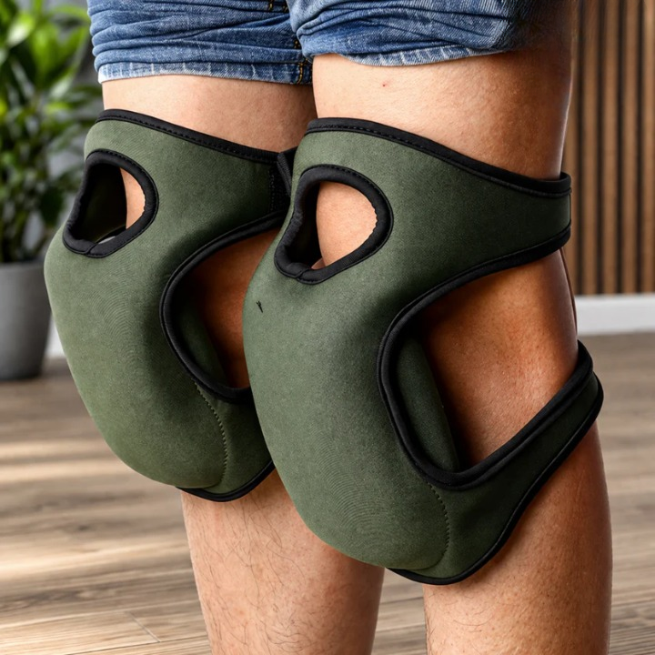Knee Pads Shock-Absorbing Foam Adjustable Straps