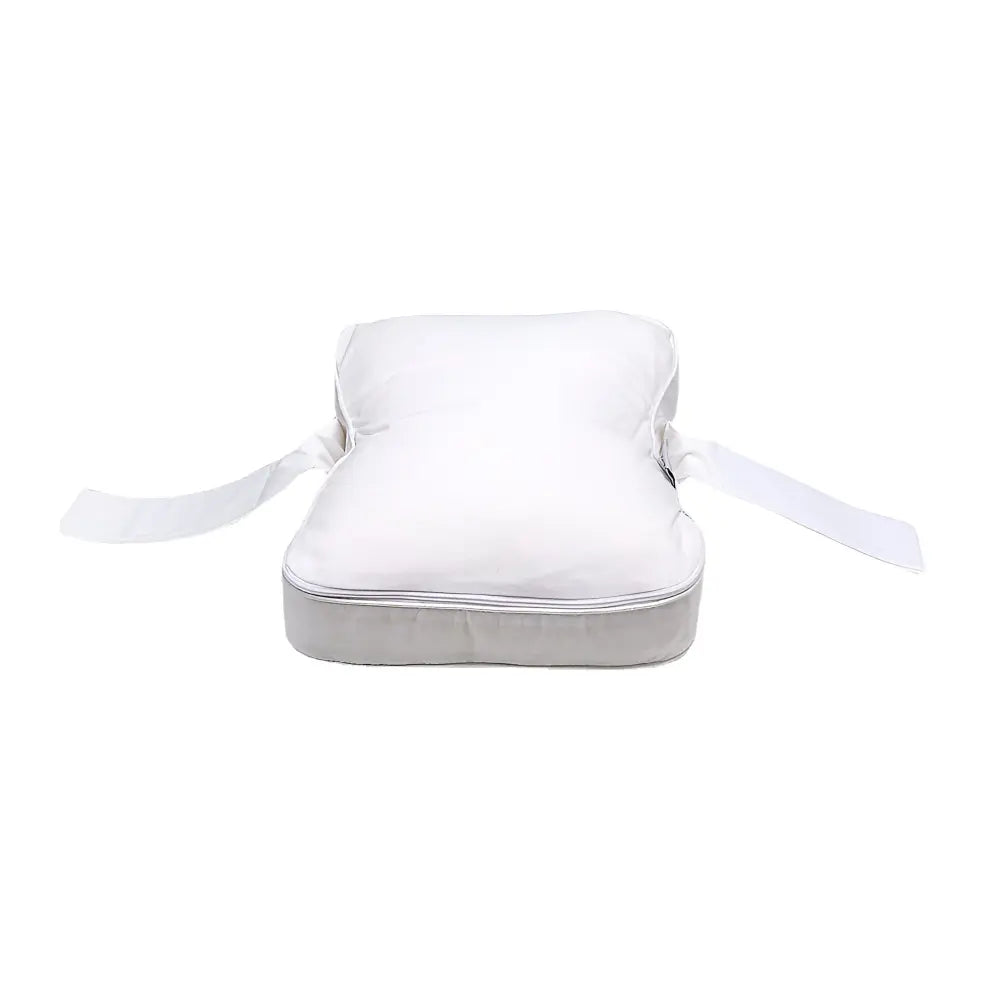 Knee Pillow Contoured Memory Foam Adjustable Strap Washable Cover