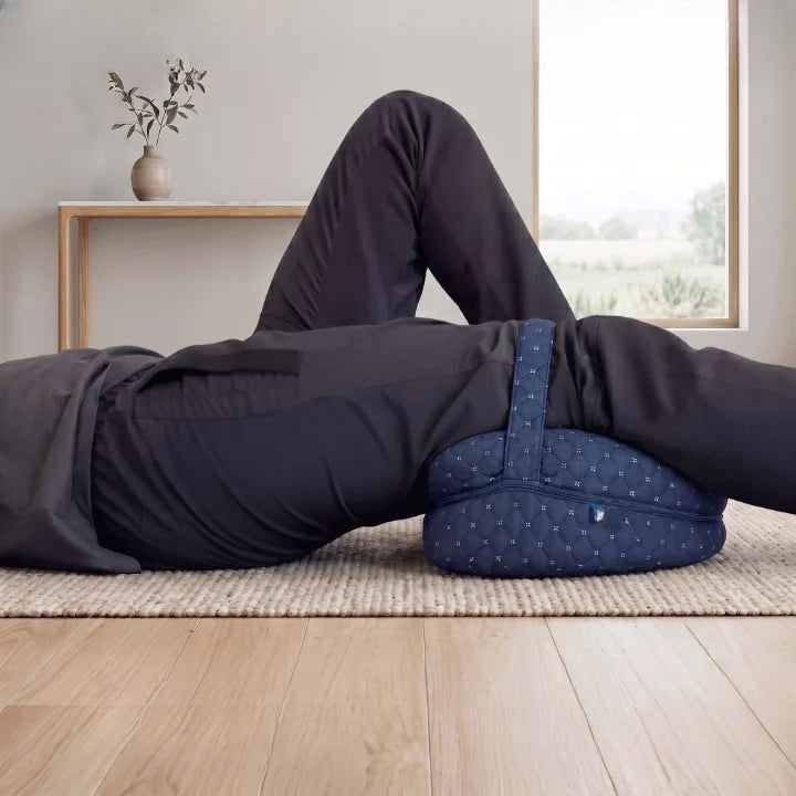Knee Pillow Ergonomic Support Adjustable Strap & Washable Cover
