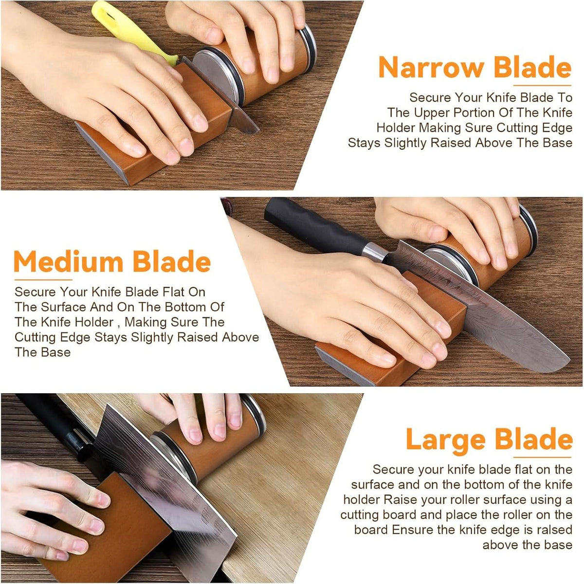 Knife Sharpener Diamond & Ceramic Magnetic Angle
