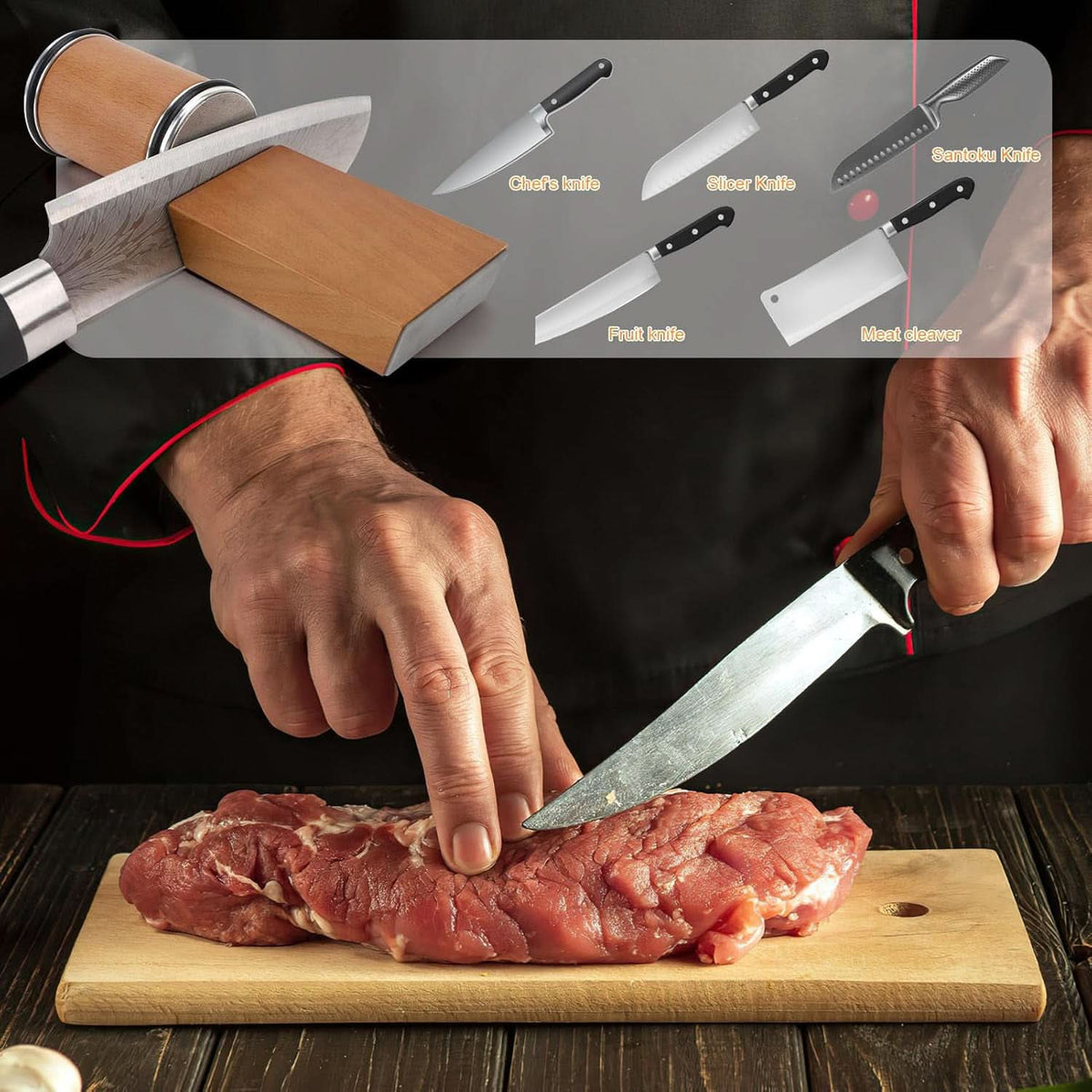 Knife Sharpener Diamond & Ceramic Magnetic Angle