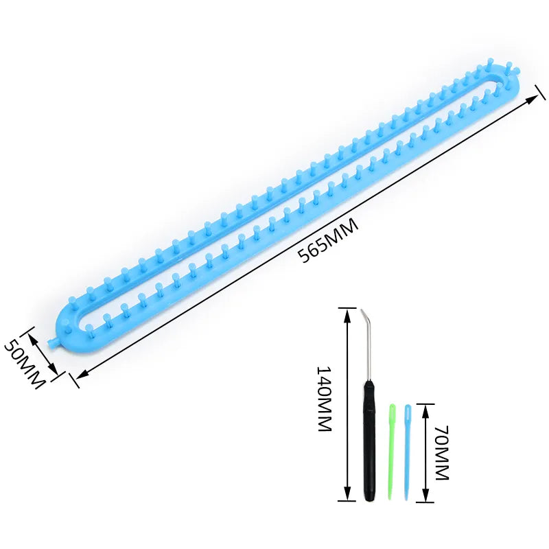 Knitting Frame Needle-Free Metal Pins Portable