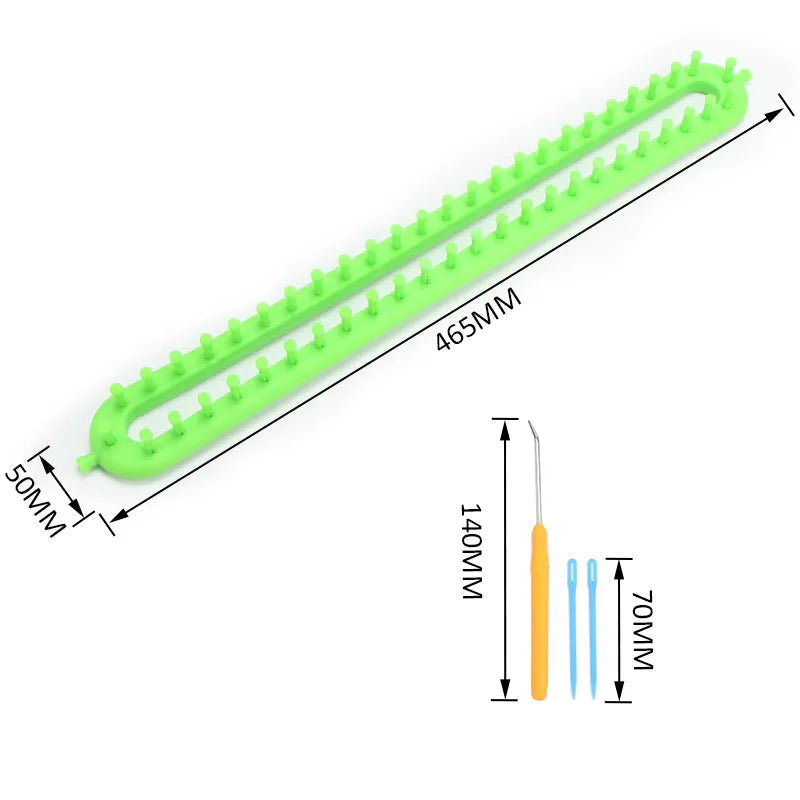Knitting Frame Needle-Free Metal Pins Portable
