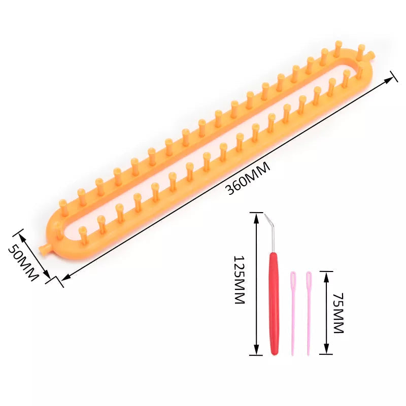 Knitting Frame Needle-Free Metal Pins Portable