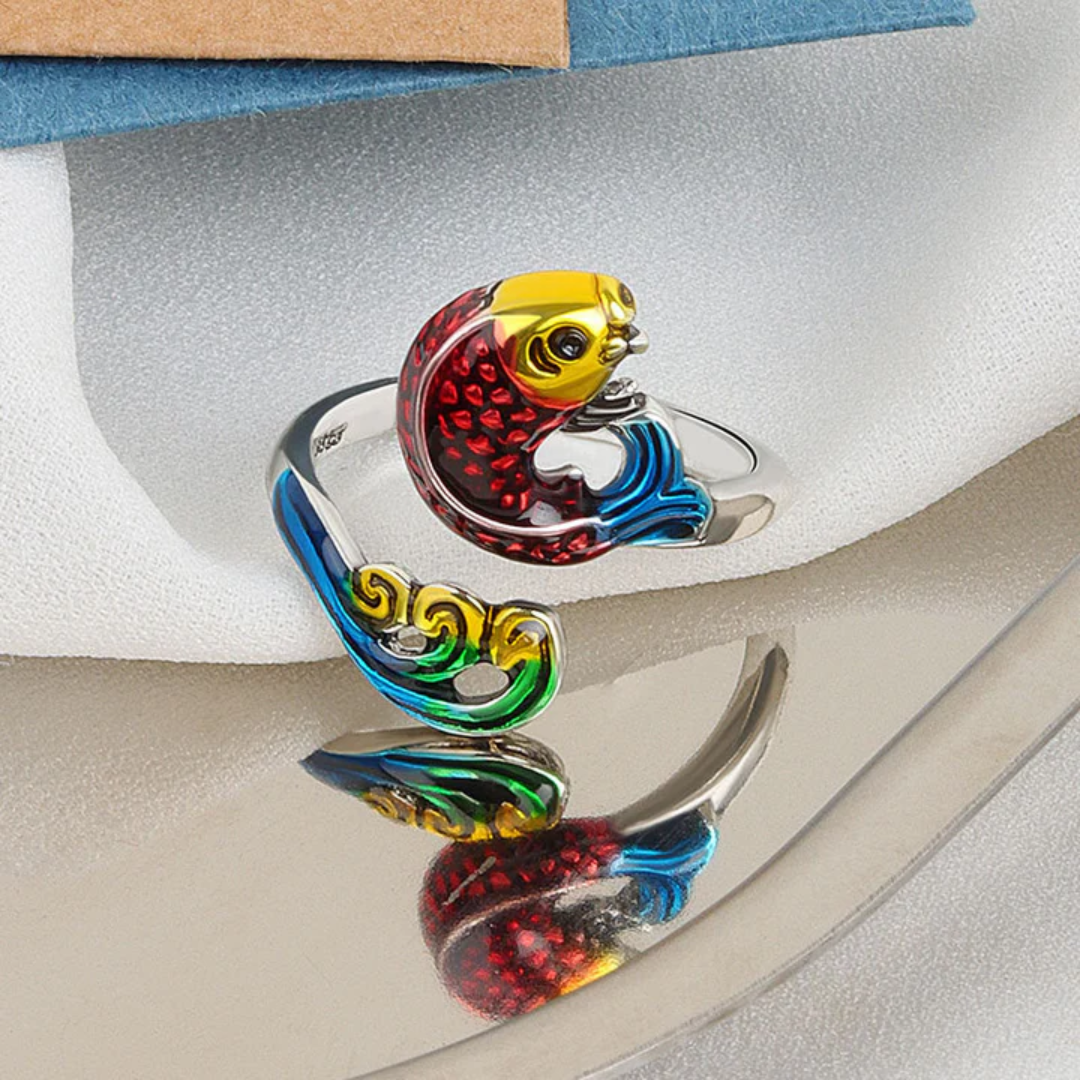 Knitting Ring Adjustable Metal Pain Relief Set of 2