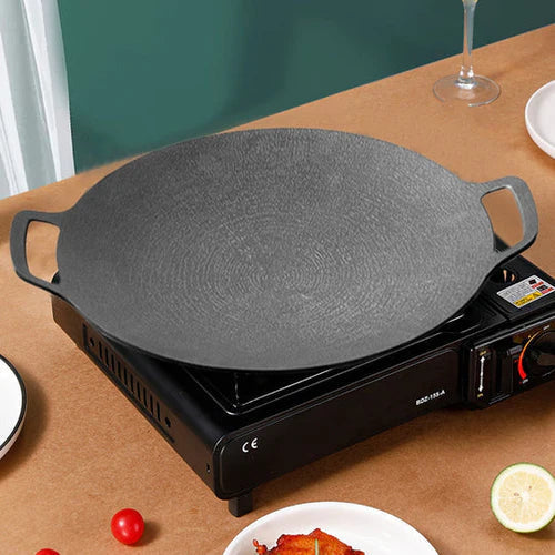 Korean Grill Pan Nonstick Stone Coating & Even Heat