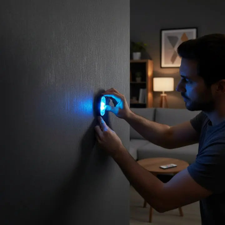 LED Accent Lights Wireless RGB Set of 4