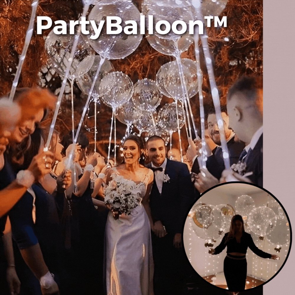 LED Balloons Battery-Operated & Reusable Set of 10