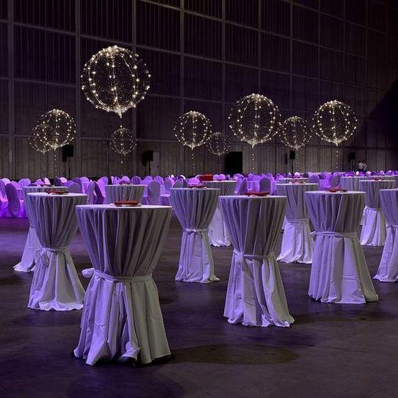 LED Balloons Battery-Operated & Reusable Set of 10