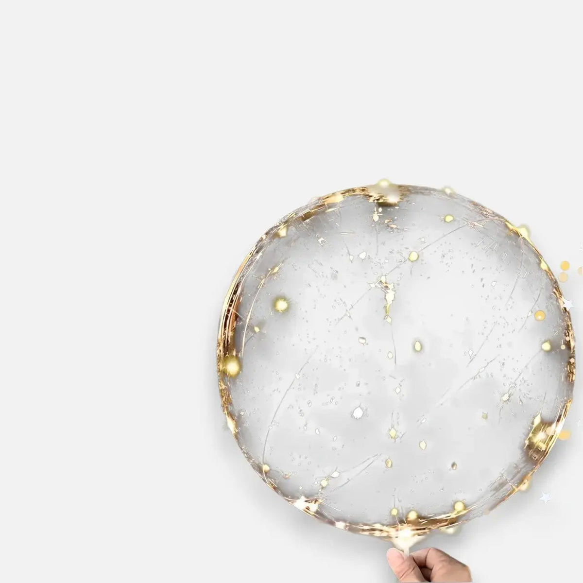 LED Balloons Warm White Reusable Set of 10