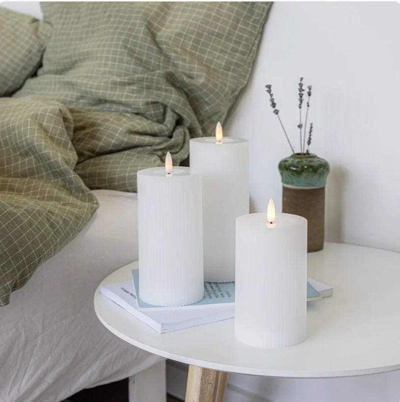 LED Candle Set Wireless Touch Control Set of 3