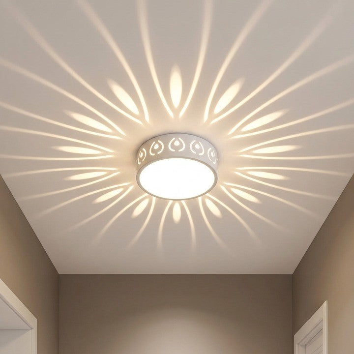 LED Ceiling Light Crystal Acrylic Selectable Warm & Cool White