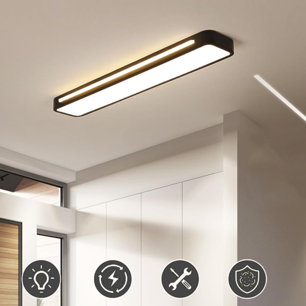 LED Ceiling Light Energy-Efficient 3-Color Dimmable Remote Control