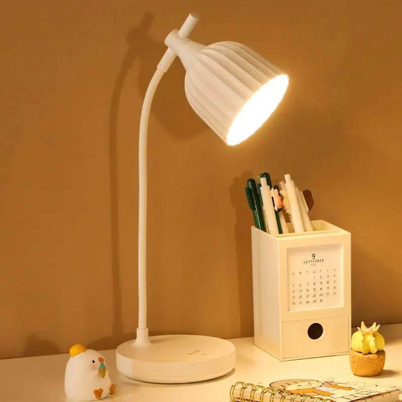 LED Desk Lamp Dimmable & Adjustable Arm Glare-Free