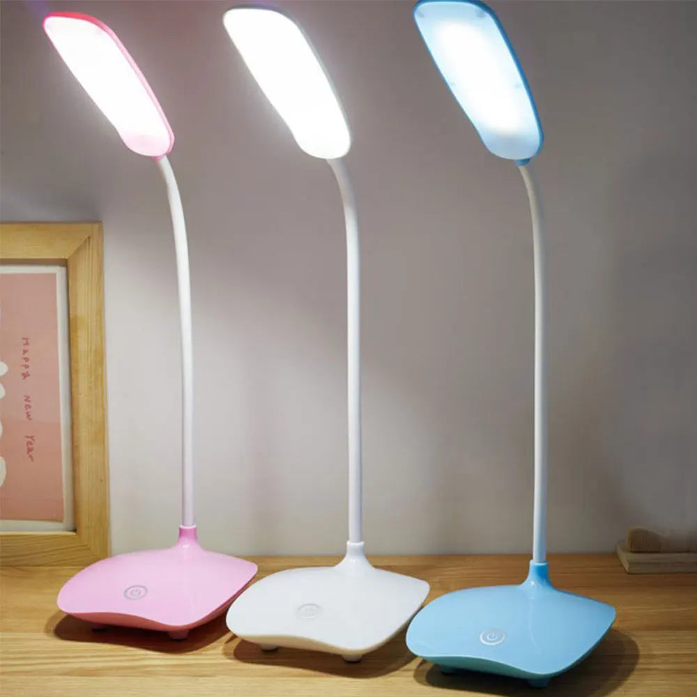 LED Desk Lamp Flexible Gooseneck Dimmable Wireless Charger