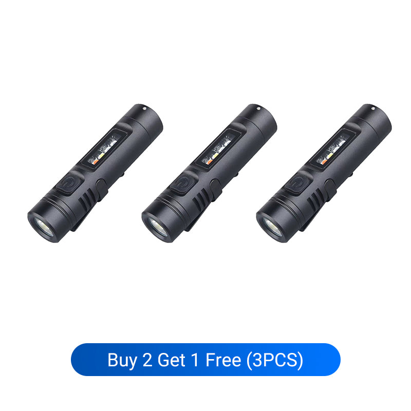 LED Flashlight 5-In-1 500 Lumens USB-C Rechargeable