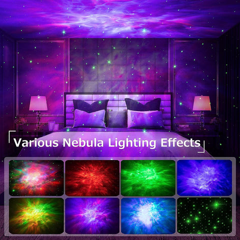 LED Galaxy Projector Rotating Astronaut Head USB Rechargeable
