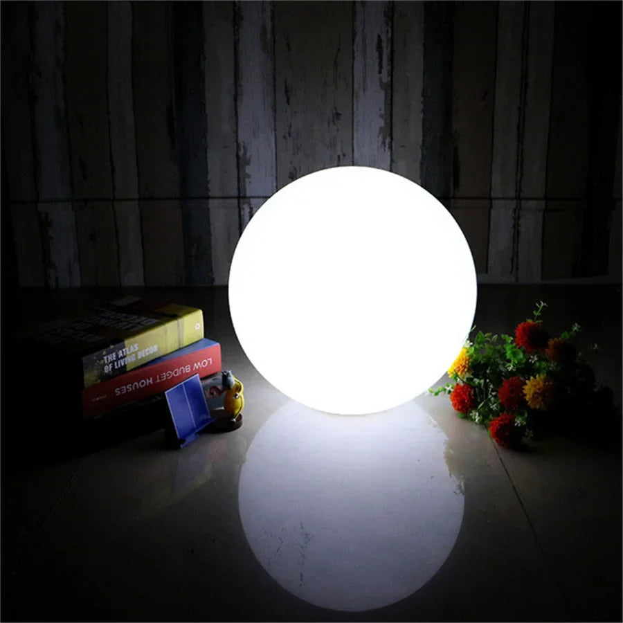 LED Globe Light Battery-Powered Remote Control & 16 Colors