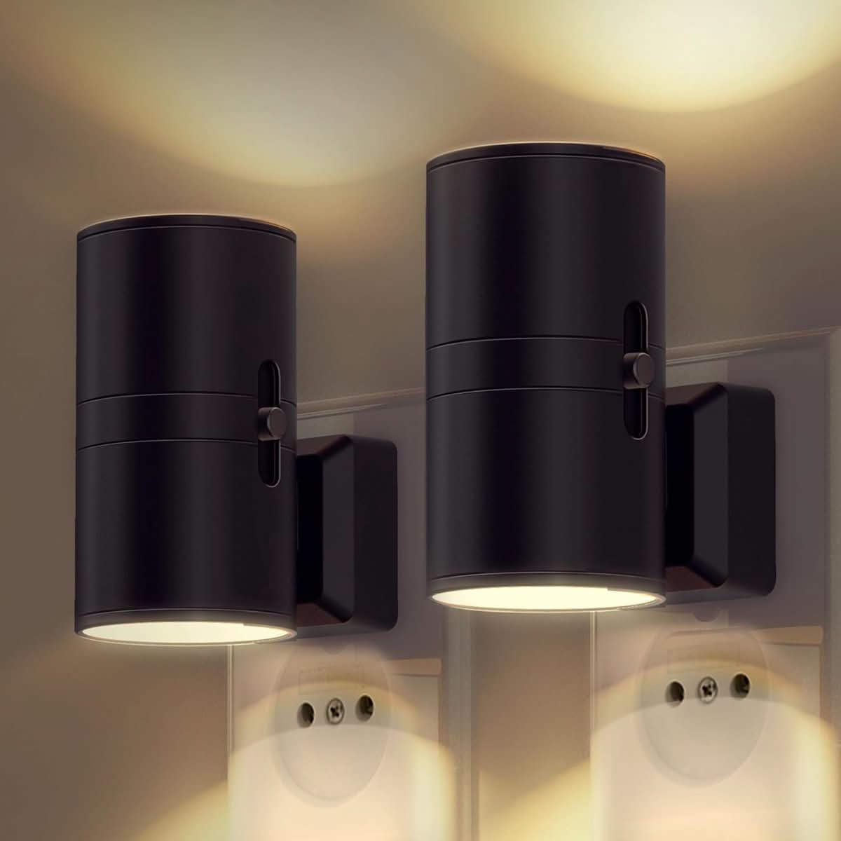LED Night Light Automatic Sensor Dimmable Warm White
