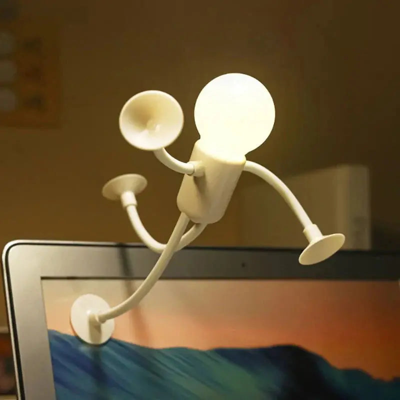 LED Night Light Warm White Suction Cups USB Rechargeable