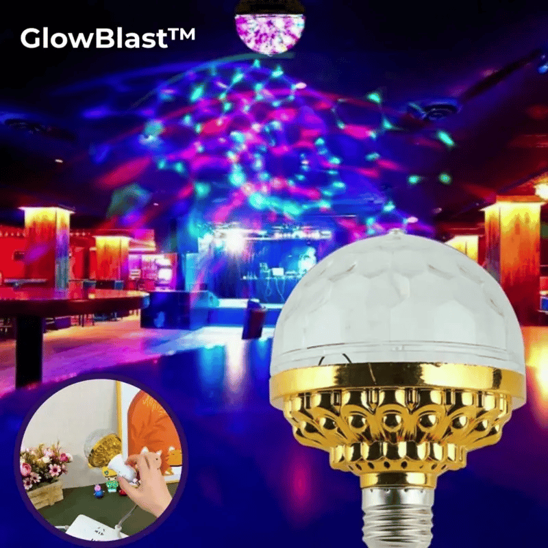 LED Party Bulb Multicolor Projection E27 Socket