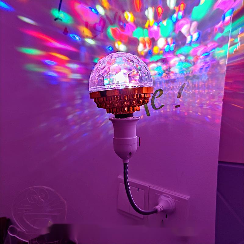 LED Party Bulb Multicolor Projection E27 Socket