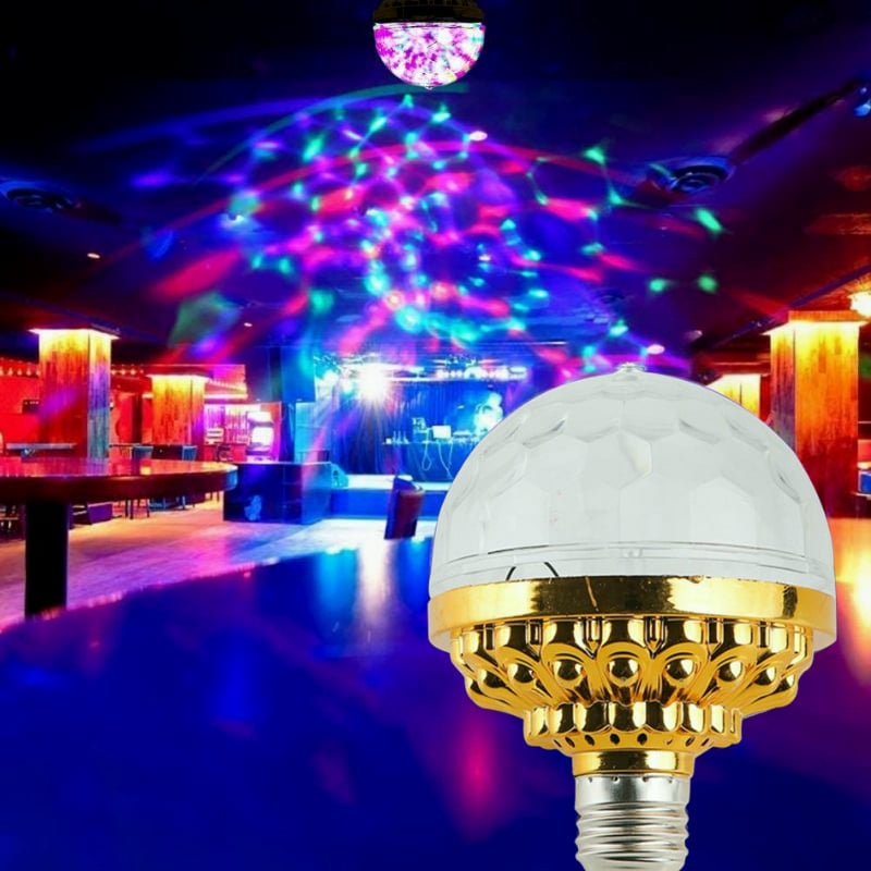 LED Party Bulb Multicolor Projection E27 Socket