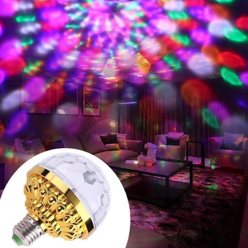LED Party Bulb Multicolor Projection E27 Socket