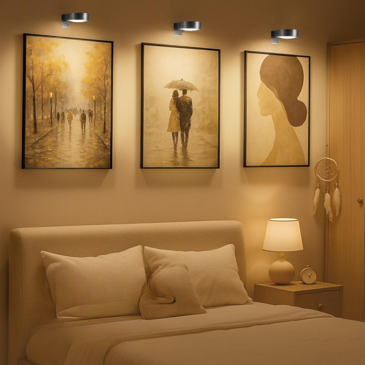 LED Picture Light Wireless Magnetic Remote Control & Timer
