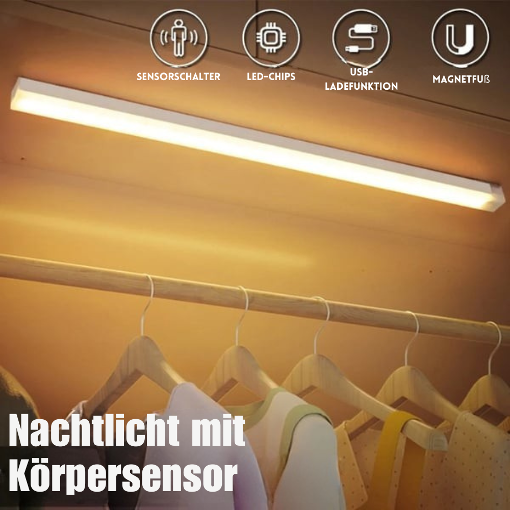 LED Sensor Lamp Motion-Activated USB Rechargeable & Magnetic Mount