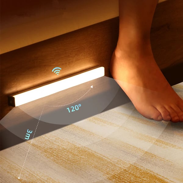 LED Sensor Lamp Motion-Activated USB Rechargeable & Magnetic Mount