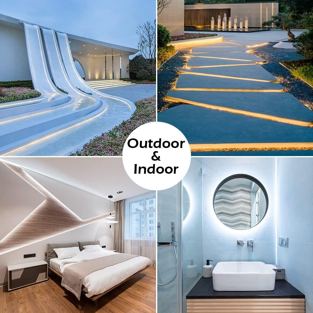 LED Strip Lights Flexible Waterproof Silicone Color-Changing & App-Controlled