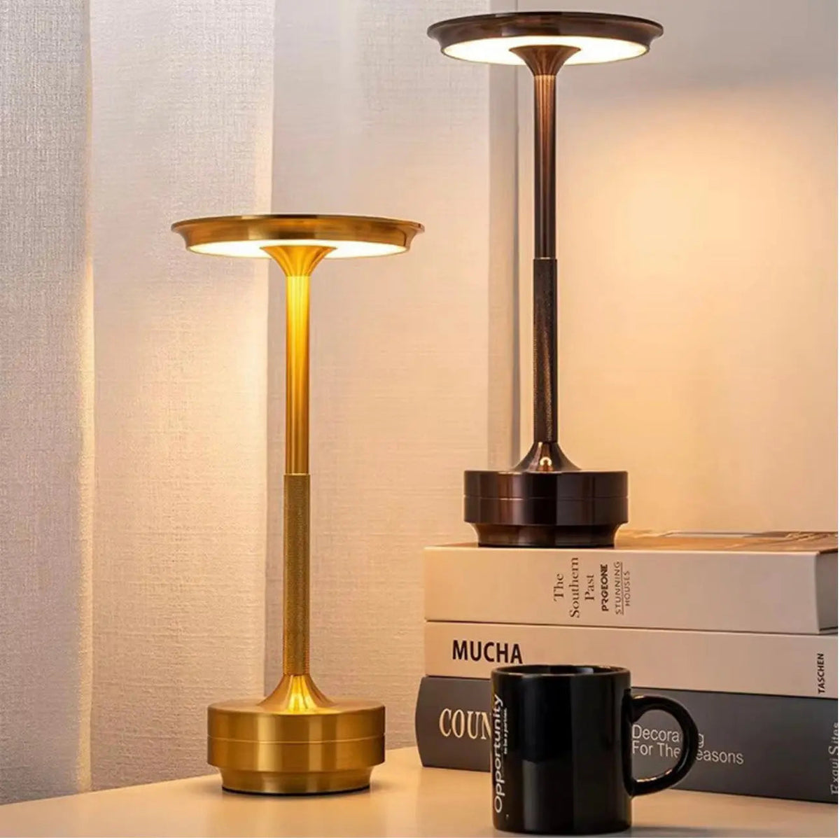 LED Table Lamp Cordless Touch Dimmable 48 Hour Battery