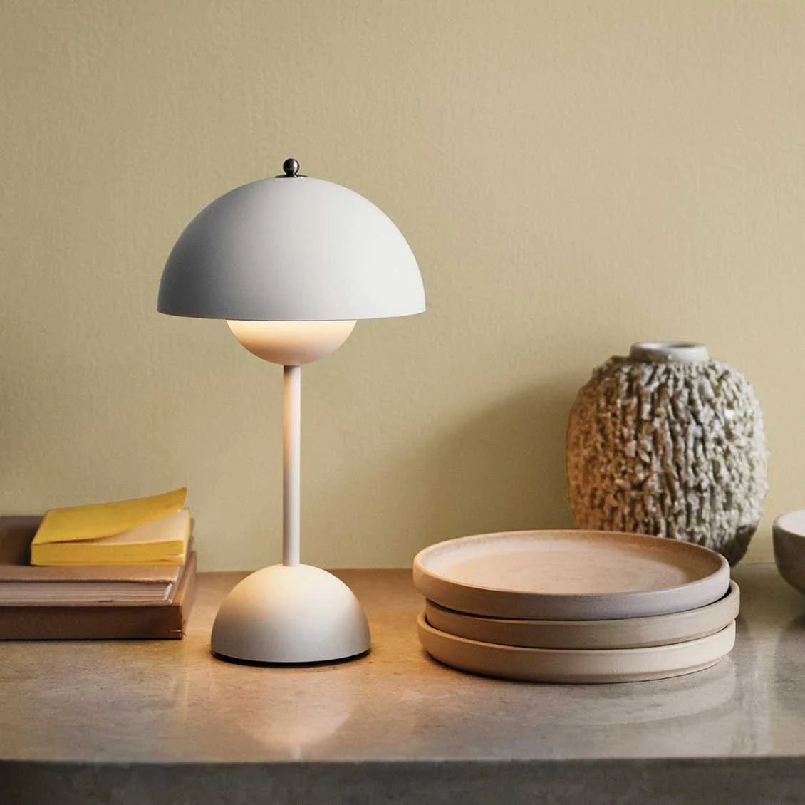 LED Table Lamp Wireless Rechargeable Touch Dimmable